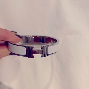 Hermes enamel bracelet